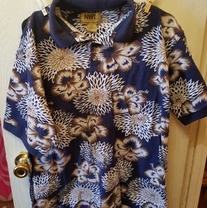 Men's Polo shirt NWT Naturals NORTHWEST TERRITORIES Size Large PRELOVED